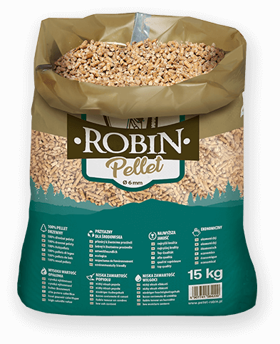 worek pelletu opałowego Robin do kupienia w Rzepinie lub sklepie internetowym